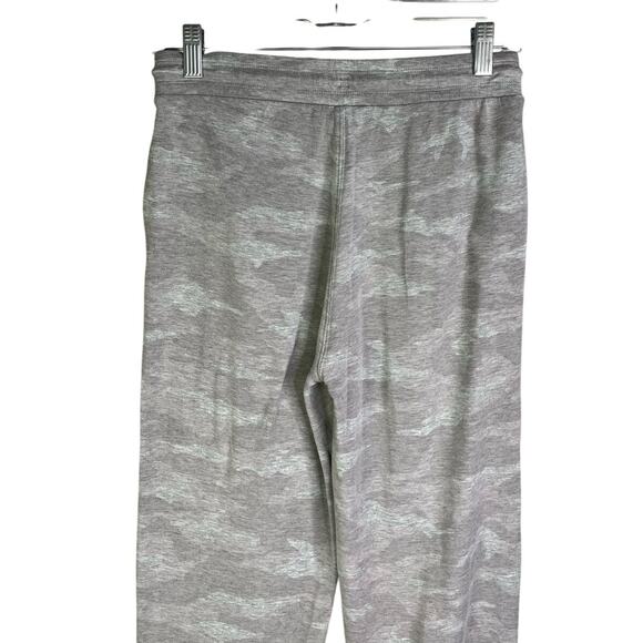 Athleta Girl Warm Up Jogger 14 Heather Gray Camo Drawstring Sweatpant Zip Pocket - Picture 5 of 10